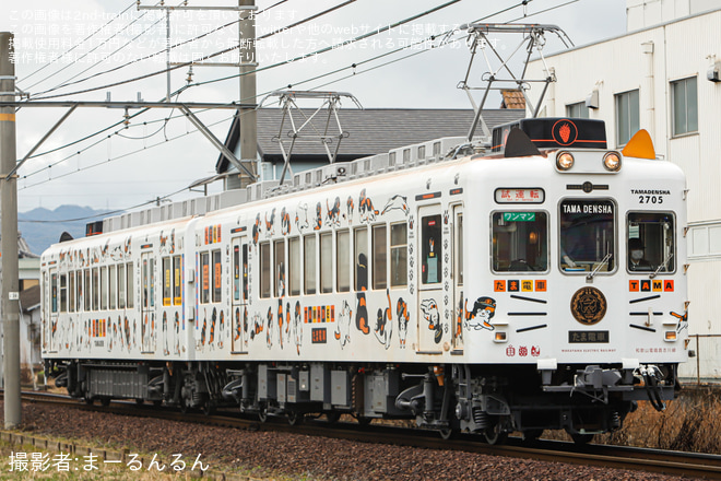 【和歌山電鐵】2270系2275F「たま電車」伊太祁曽出場試運転