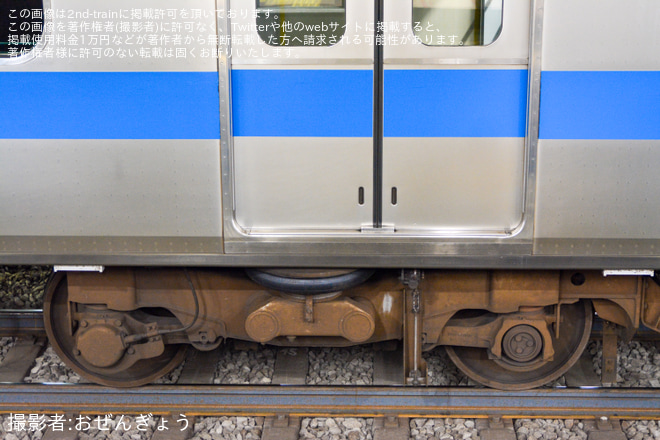 【小田急】3000形3257F(3257×6)空気バネ交換試運転を不明で撮影した写真