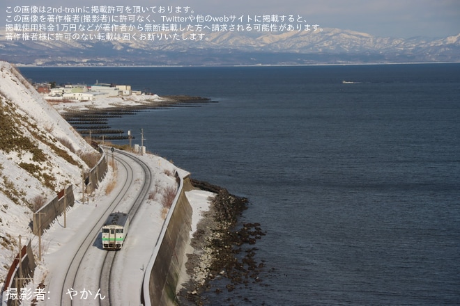 【JR北】函館地区のJR北海道所属車両のキハ40形が定期運用終了を不明で撮影した写真