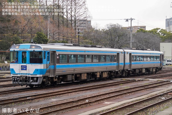 【JR四】特急「むろと」がラストランを徳島駅で撮影した写真