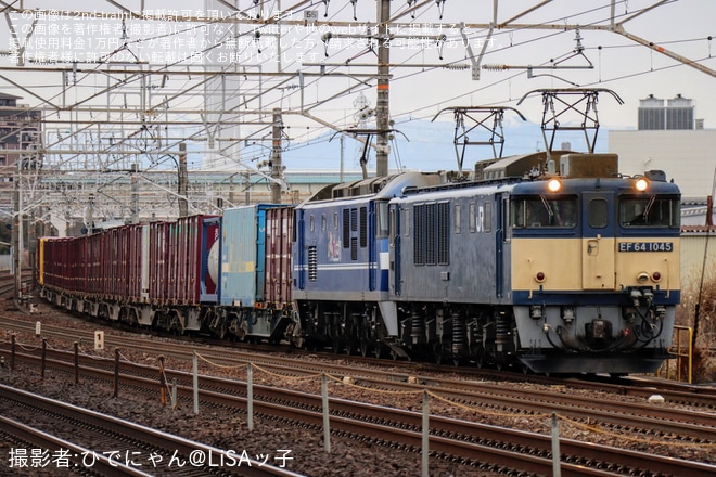 【JR貨】3091レがダイヤ改正で所定EF64とEF210の重連に