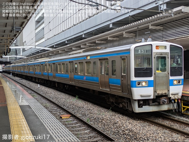 【JR九】博多駅12時10分発の3126M「区間快速　門司港行」へ415系が充当