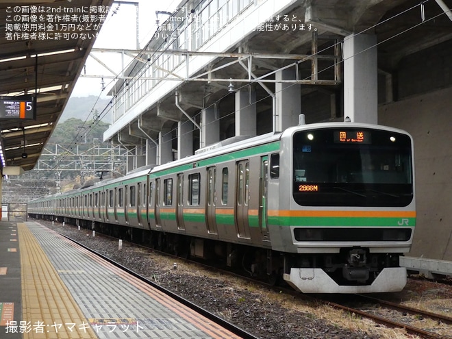 【JR東】ダイヤ改正で熱海駅上1番線の定期列車が復活を熱海駅で撮影した写真