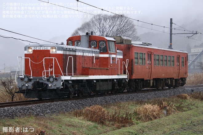 【JR西】キハ47-27後藤総合車両所本所入場配給を不明で撮影した写真