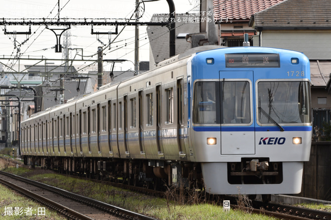 【京王】1000系1778F自動運転対応工事を終え日中試運転を実施を井の頭公園～三鷹台間で撮影した写真