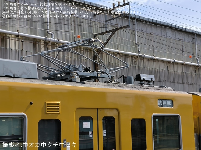 【JR西】105系中オカF-01編成下関総合車両所本所構内試運転