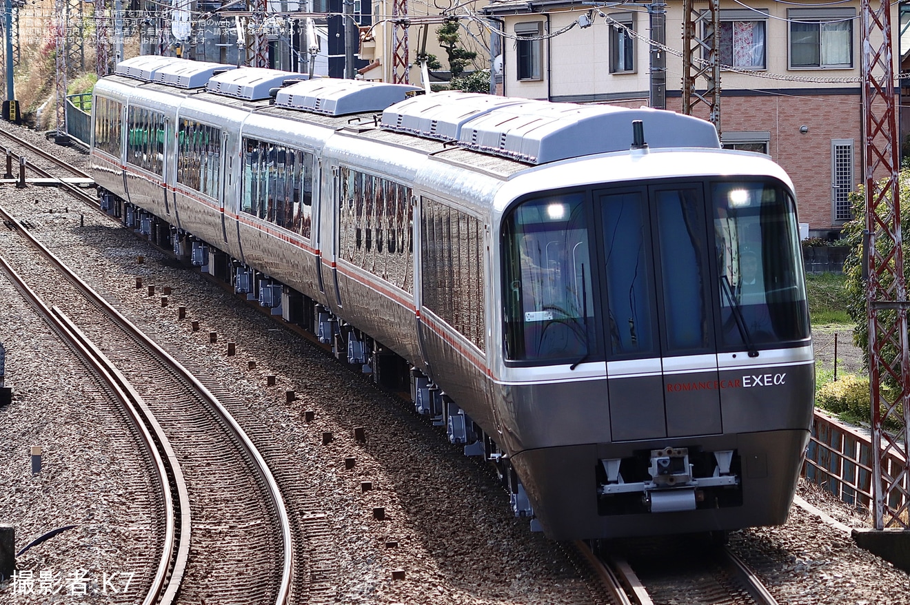 【小田急】30000形30253F(30253×6)大野総合車両所出場試運転(202503)の拡大写真