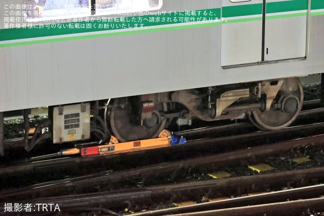 【メトロ】車輪不具合を起こした16000系16110Fが深夜に回送