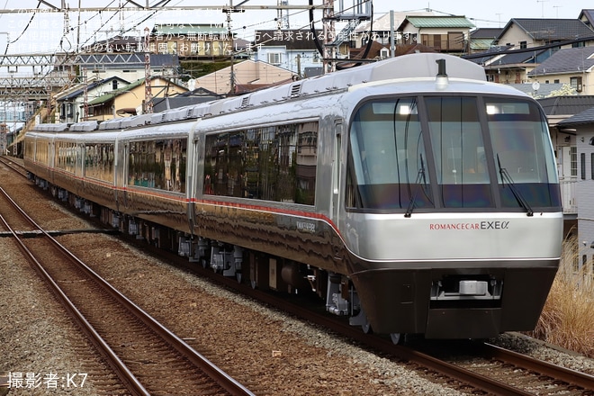 【小田急】30000形30253F(30253×6)大野総合車両所出場試運転(202503)