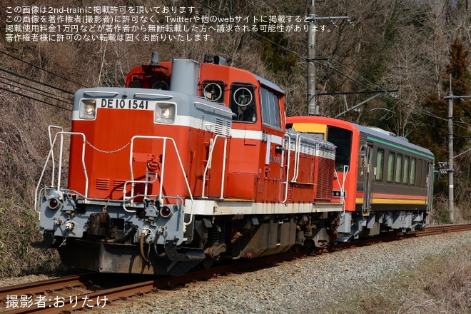 【JR西】キハ120-351後藤総合車両所本所出場配給を不明で撮影した写真