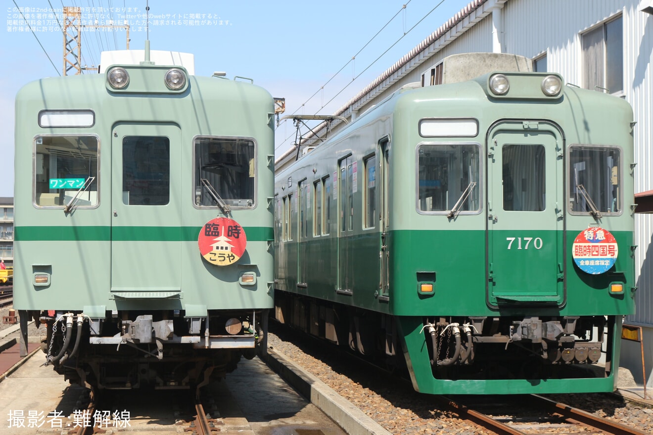 【南海】「7100系・2200系 復刻デザイン撮影会」開催の拡大写真