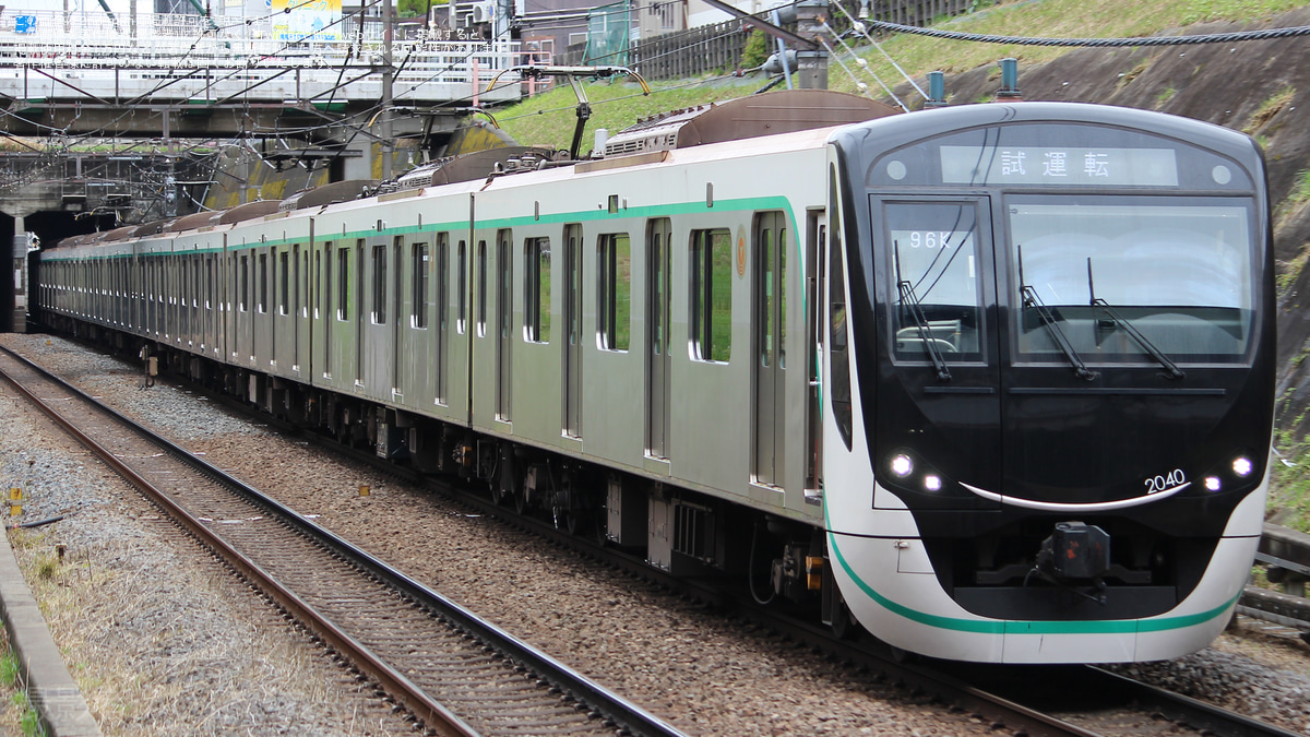 東急田園都市線 運転曲線 鉄道資料 画像の2点 東急田園都市線 運転