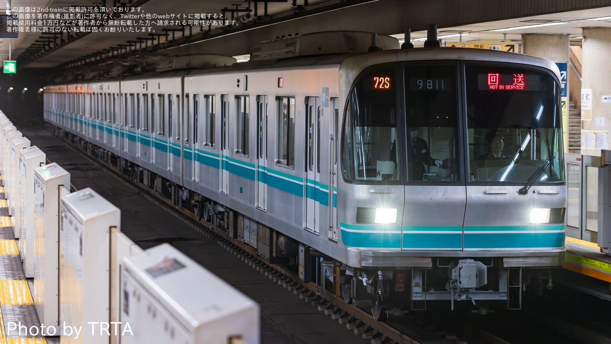 メトロ】9000系9111Fが新木場車両基地へ回送 |2nd-train鉄道ニュース