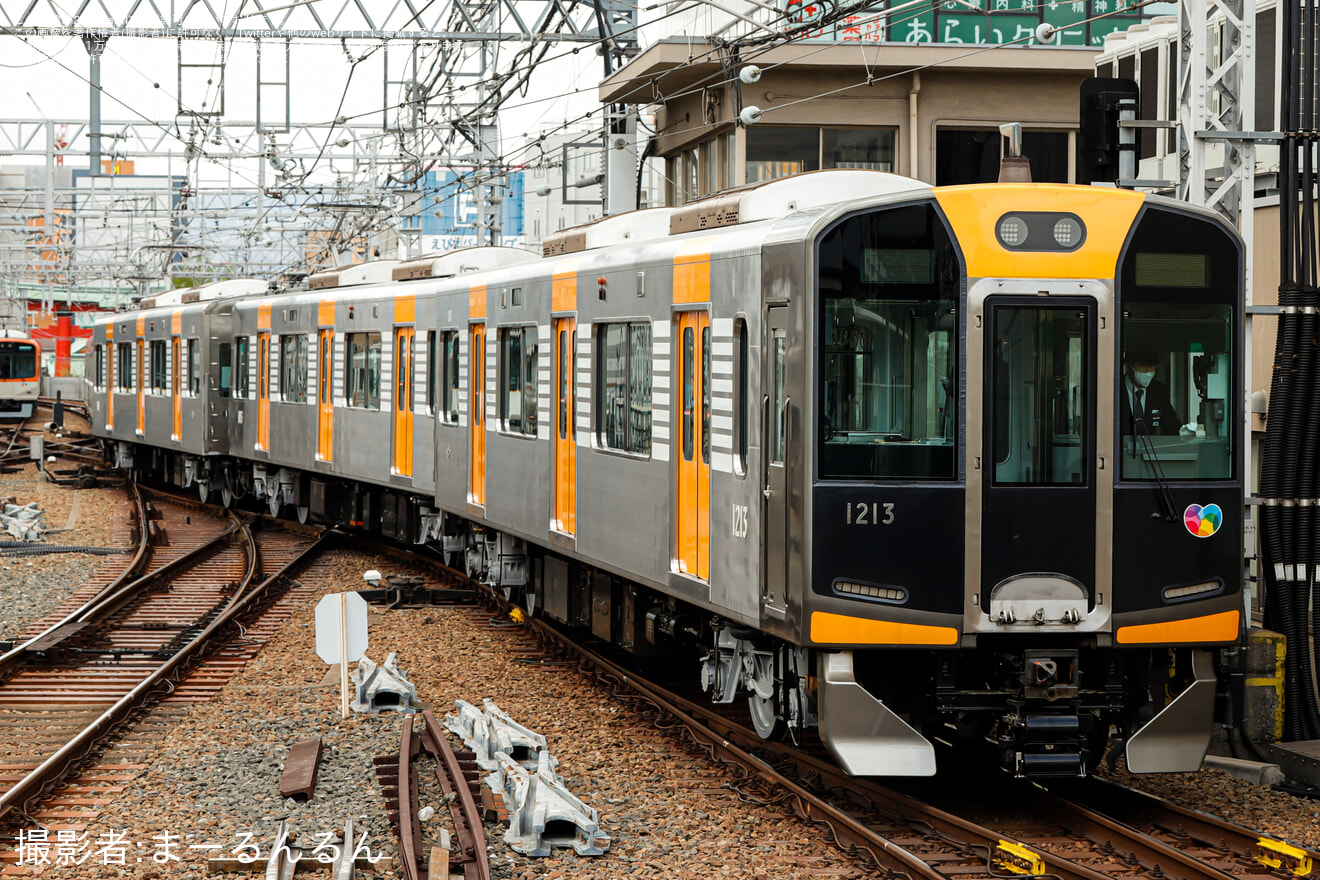 【阪神】1000系1213F(HS63)尼崎出場試運転(フルユニット)の拡大写真