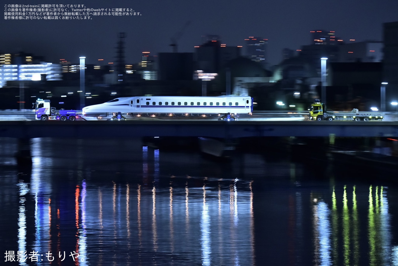 【JR海】N700S系J51編成陸送の拡大写真