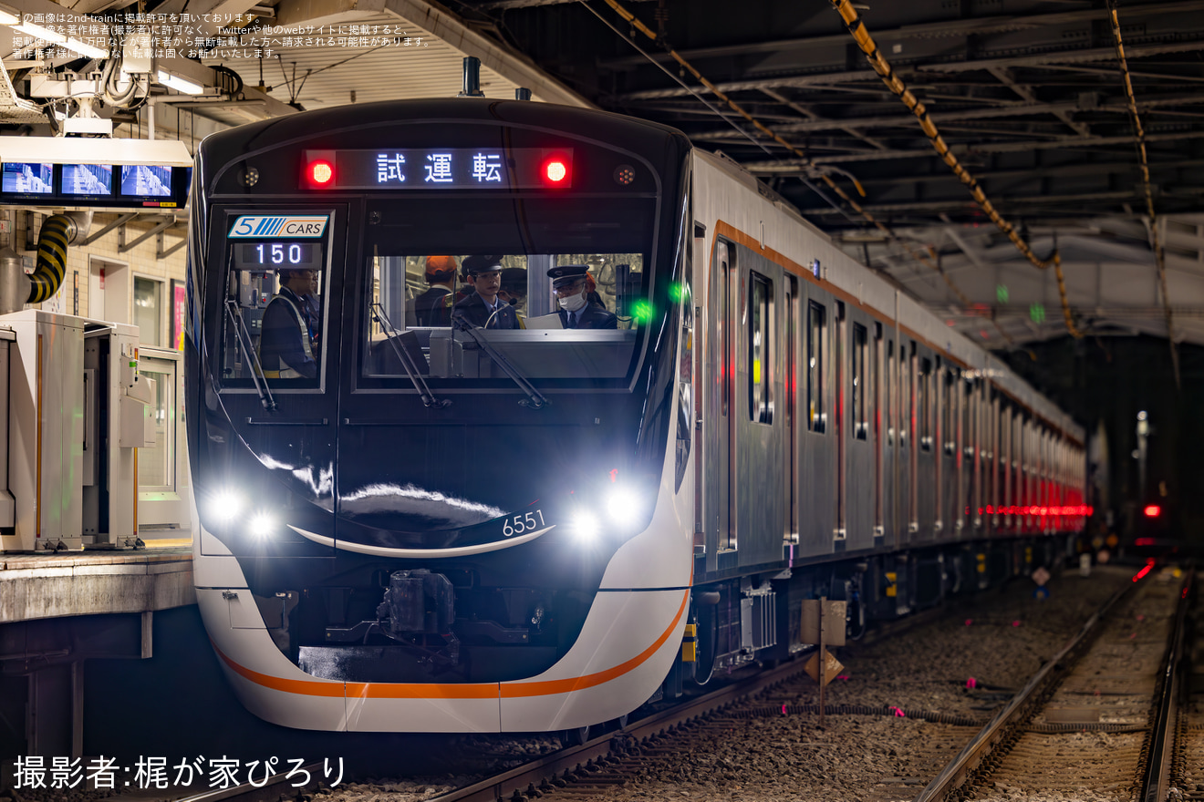 【東急】6020系6151Fが大井町線で試運転の拡大写真
