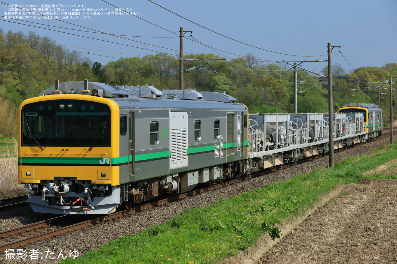 【JR東】GV-E197系TS01編成 郡山常駐送り込み回送(20250427)の拡大写真