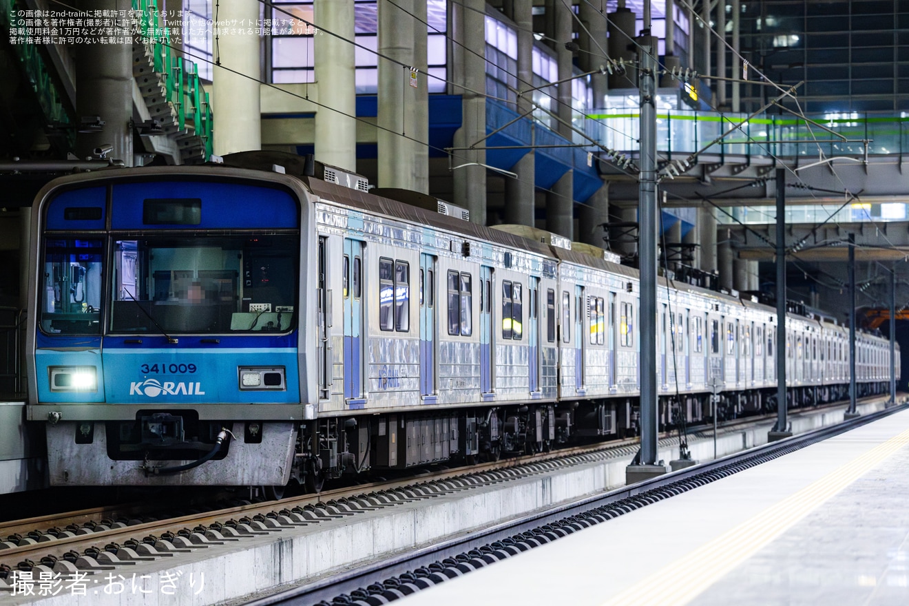 【Korail】341000系341B09廃車回送の拡大写真
