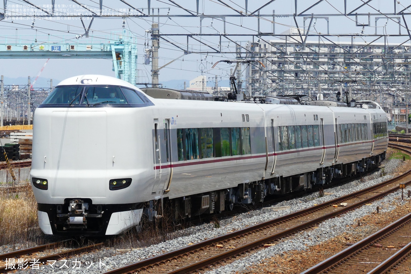 【JR西】287系FA07編成吹田総合車両所出場試運転の拡大写真