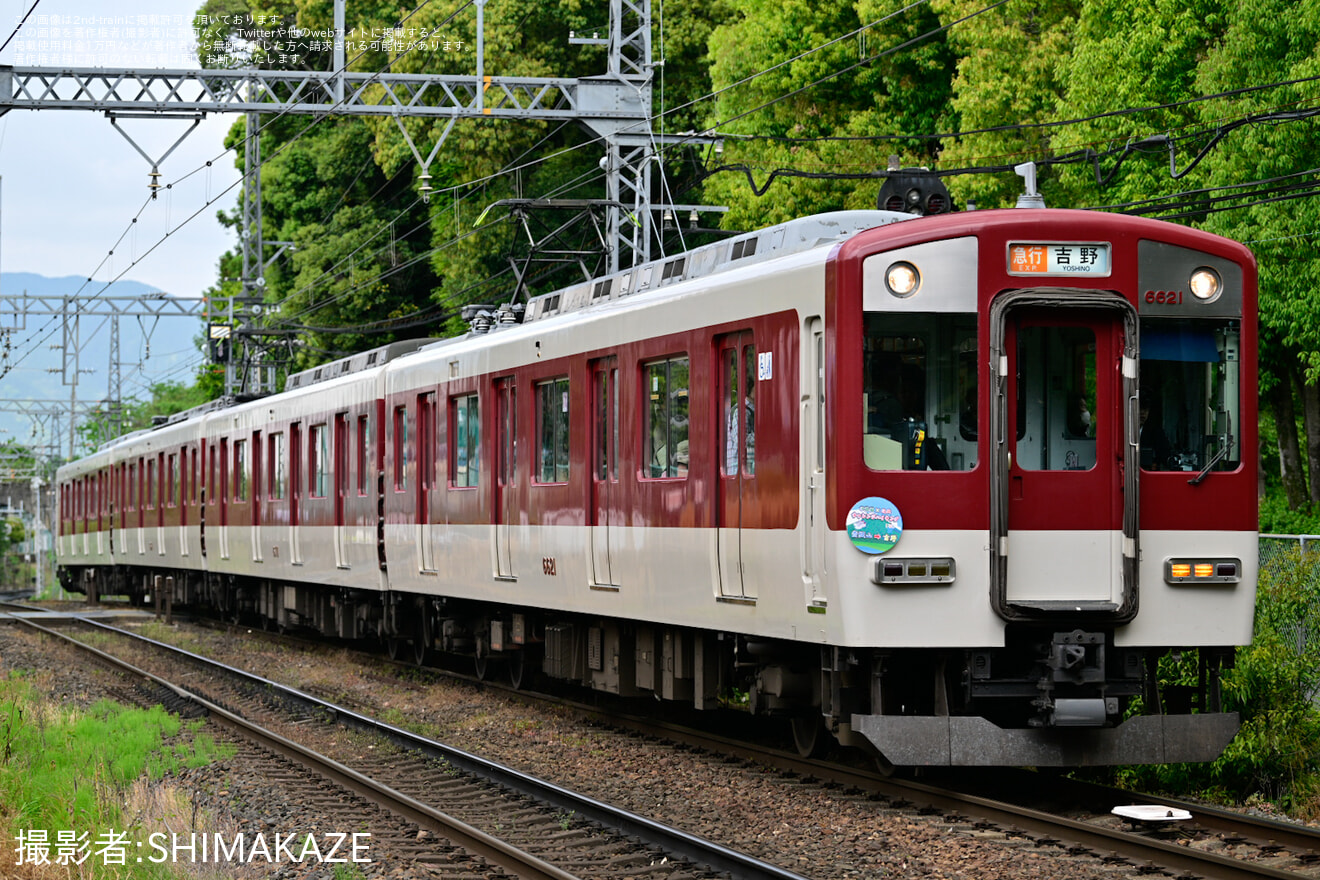 【近鉄】伊藤園x近鉄チャレンジハイキングでヘッドマーク掲出の拡大写真