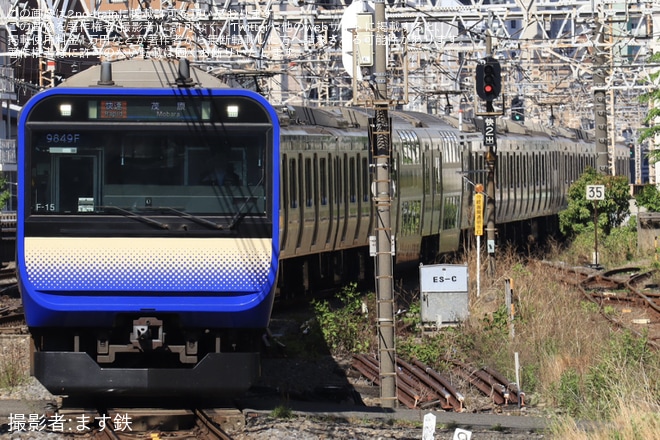 【JR東】E235系1000番台使用 臨時快速茂原行が運転