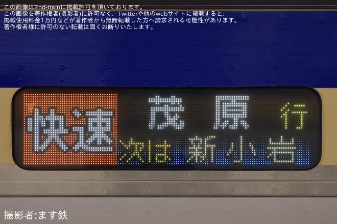 【JR東】E235系1000番台使用 臨時快速茂原行が運転