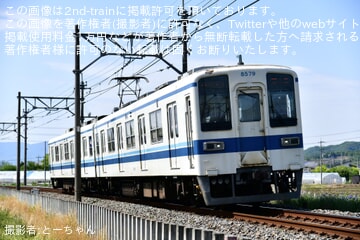 【東武】8000系8500型8579Fが館林地区の運用に復帰