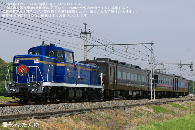 【東武】DE10-1109+14系 茶色編成が新栃木へ回送