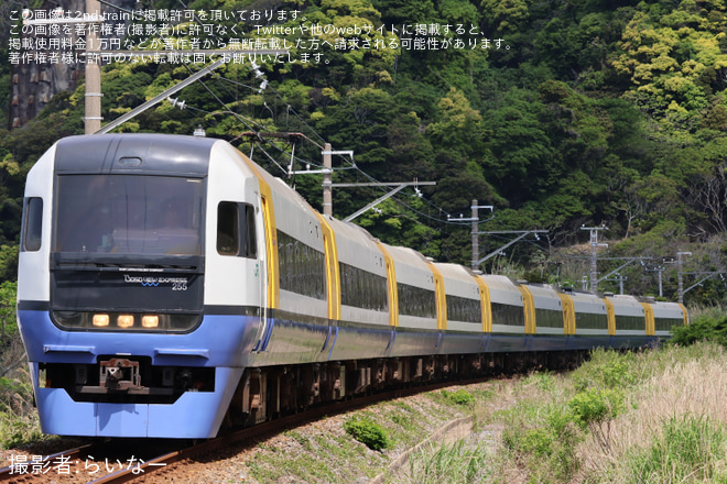 【JR東】255系マリBe-03編成使用「新宿さざなみ」運行