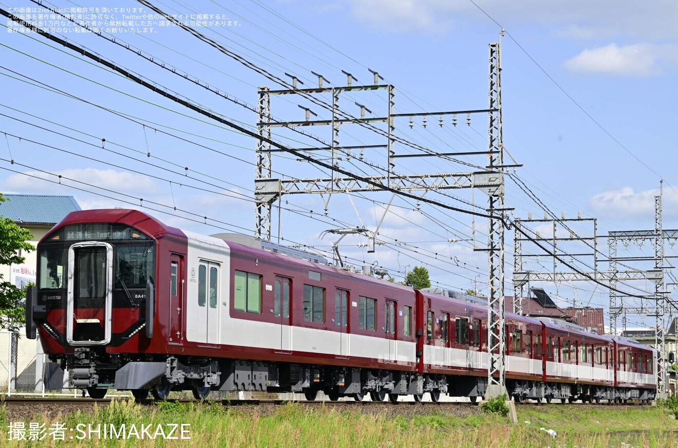 【近鉄】8A系8A14が試運転を開始の拡大写真
