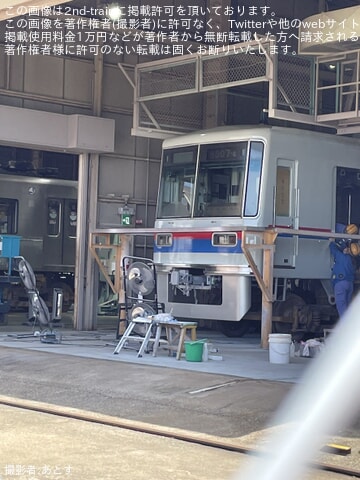 【京成】8800形8807編成が京成色に変更