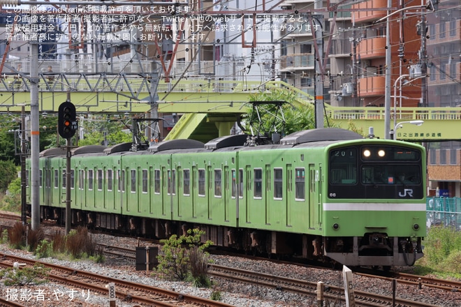 【JR西】201系ND602編成廃車回送