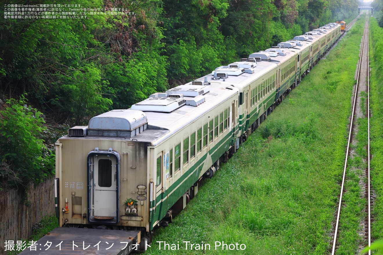 【SRT】キハ40形・キハ48形の輸送がレムチャバン港駅→マッカサン工場で実施の拡大写真