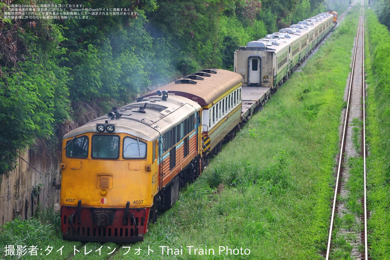 【SRT】キハ40形・キハ48形の輸送がレムチャバン港駅→マッカサン工場で実施の拡大写真