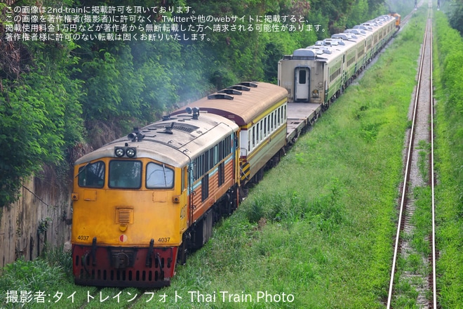 【SRT】キハ40形・キハ48形の輸送がレムチャバン港駅→マッカサン工場で実施