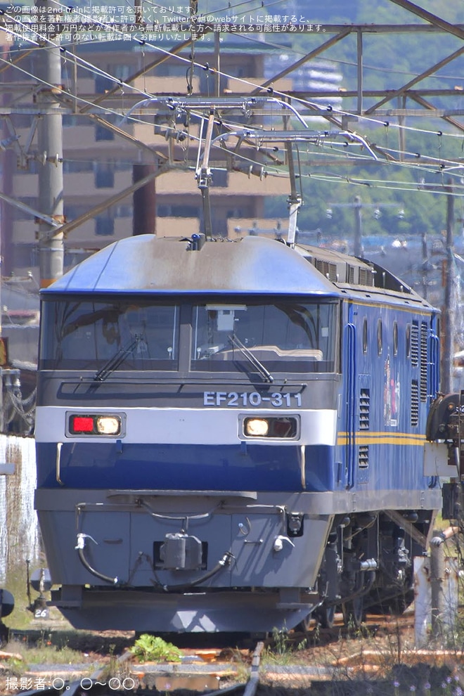 【JR貨】EF210-311広島車両所構内試運転