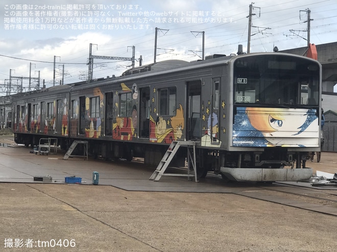 【JR東】仙石線用205系M8編成が解体中