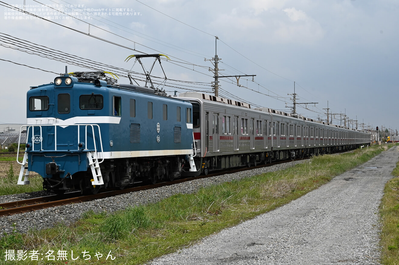 【東武】9000型9103F南栗橋工場出場回送の拡大写真