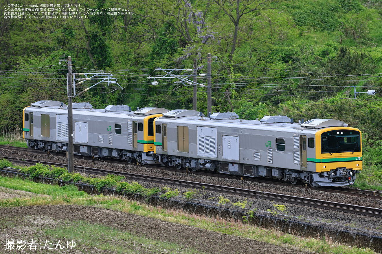【JR東】GV-E197系TS07編成が石巻に送り込み回送の拡大写真