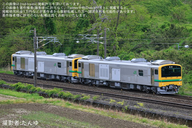【JR東】GV-E197系TS07編成が石巻に送り込み回送