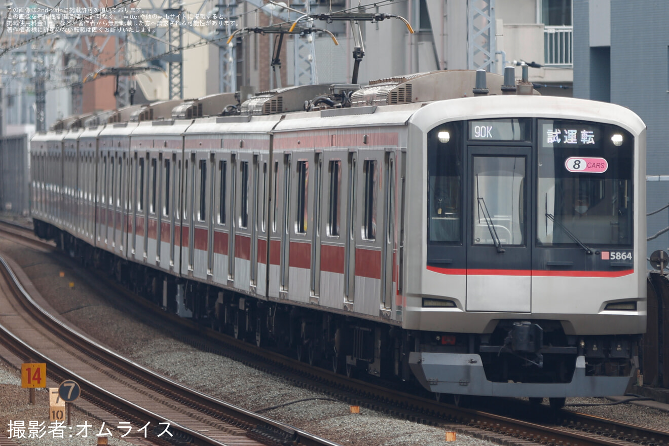 【東急】5050系5164F 出場後のATO調整試運転の拡大写真