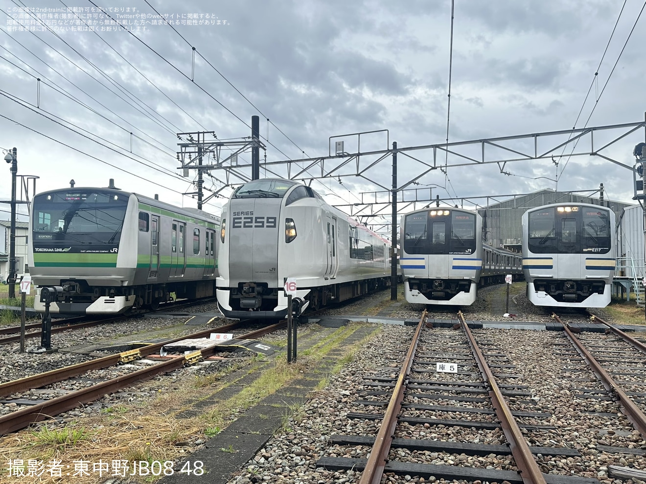 【JR東】「E217系撮影会とY101編成で巡る横須賀線ツアー」が催行(鎌倉車両センター撮影会パート)の拡大写真
