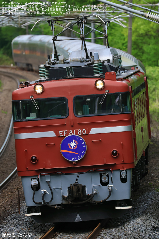 【JR東】EF81-80牽引上野行きカシオペア紀行運転