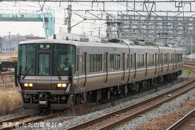 【JR西】223系6000番台R205編成吹田総合車両所本所入場回送