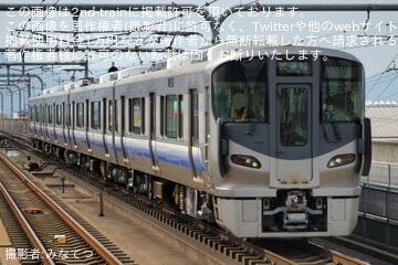 【JR西】225系HF434編成網干総合車両所出場試運転