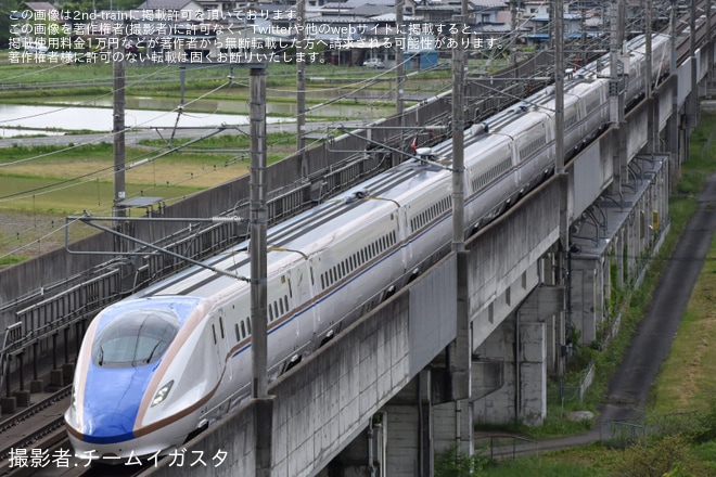 【JR東】E7系F37編成新幹線総合車両センター出場試運転(202505)