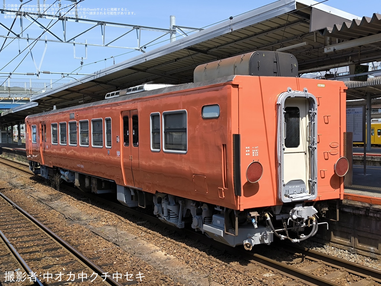 【JR西】キハ47-2016下関総合車両所本所出場試運転の拡大写真