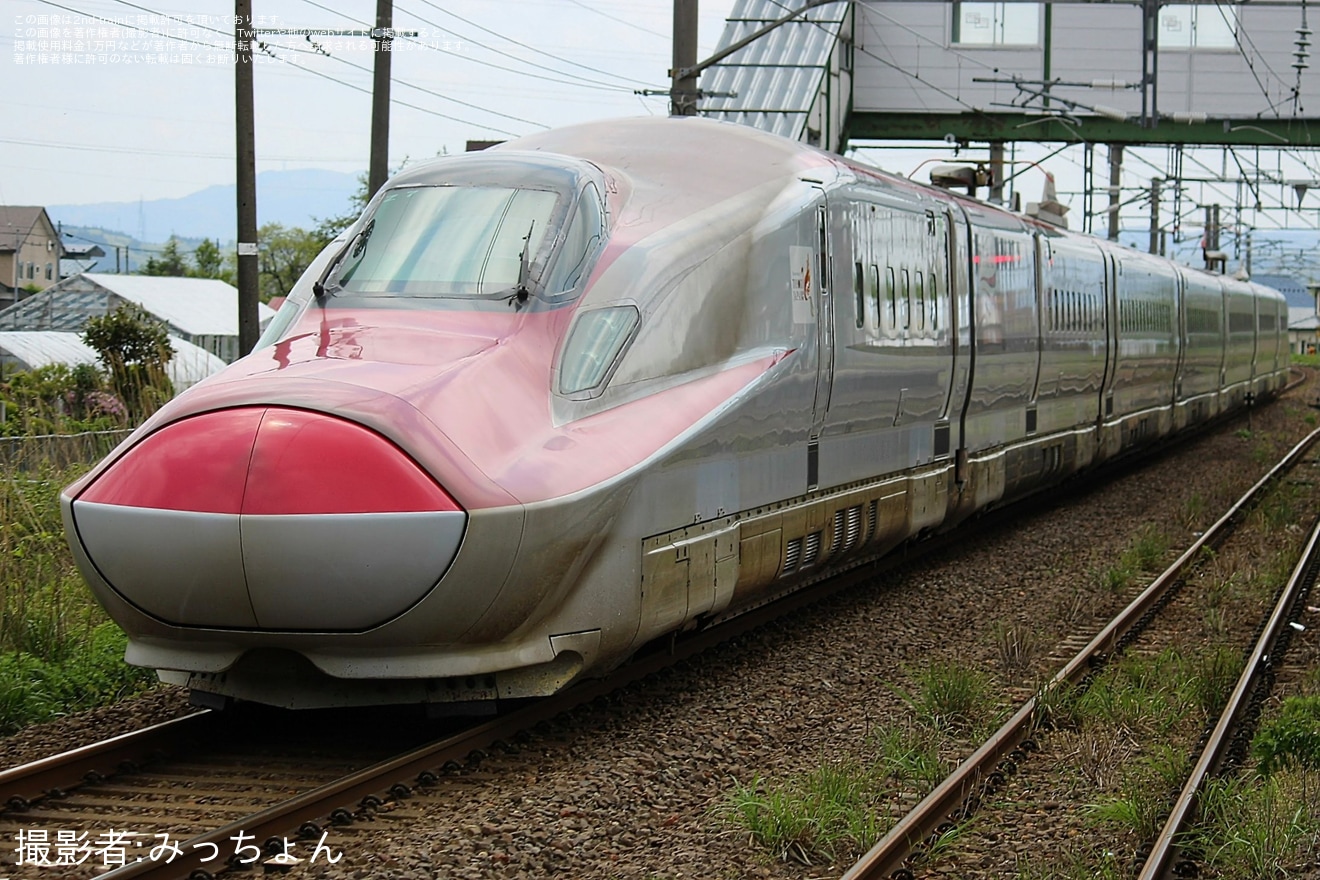 【JR東】上野〜大宮間で編成分離したE6系Z7編成(通称：分離こまち)が運用に復帰の拡大写真