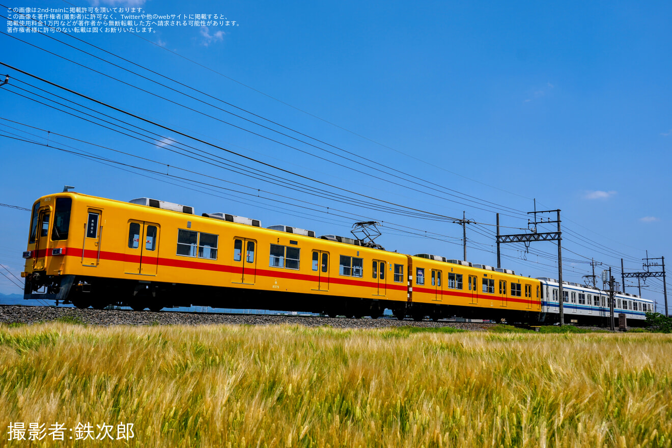 【東武】8000系8575F+8576F 廃車回送の拡大写真