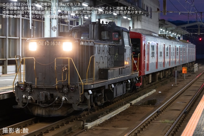 【JR九】103系E17編成小倉総合車両センター入場